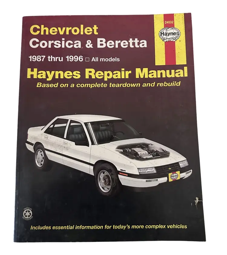 Vtg Haynes Repair Manual Chevrolet Corsica & Beretta 1987-1996 24032 GC
