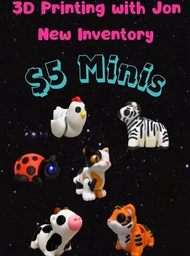 $5 Minis 3D Printing With Jon