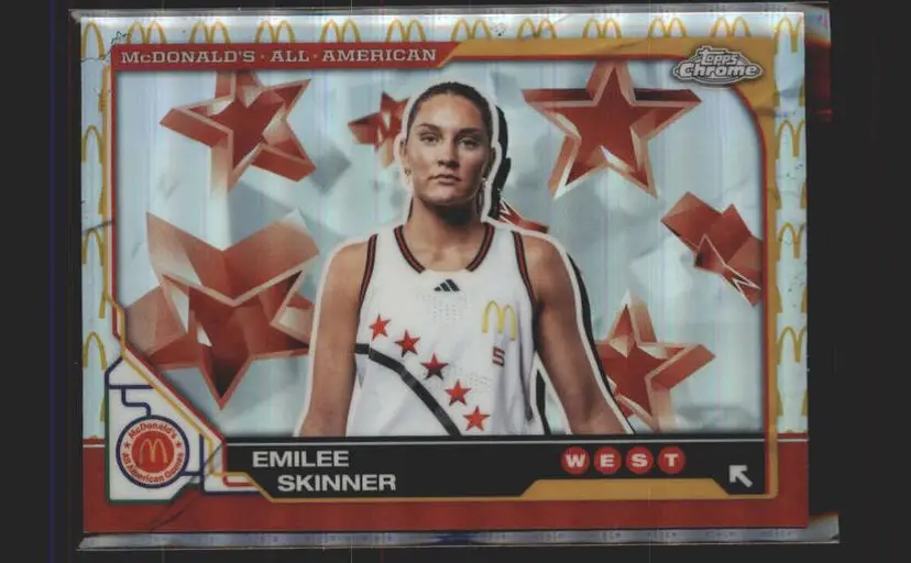 2025 Topps Chrome McDonald’s #73 Emilee Skinner Logo Refractor - ( 140 ) -