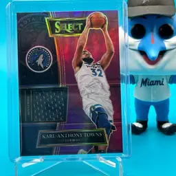 2021-22 Select Karl Anthony Towns Purple Prizm Jersey Relic /99 Minnesota Timberwolves