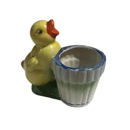 Adorable Vintage Chick 🐥 Planter 5x5in Made In Japan