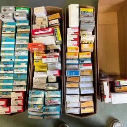 Over 100 Train Box Car Lot!