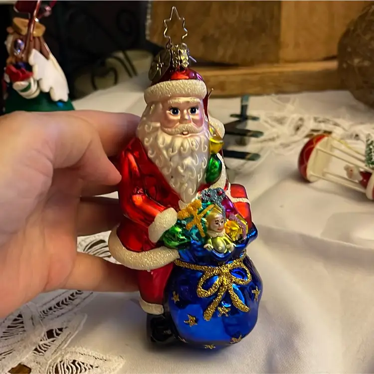 Christmas Santa’s Bag Of Treasures Ornament