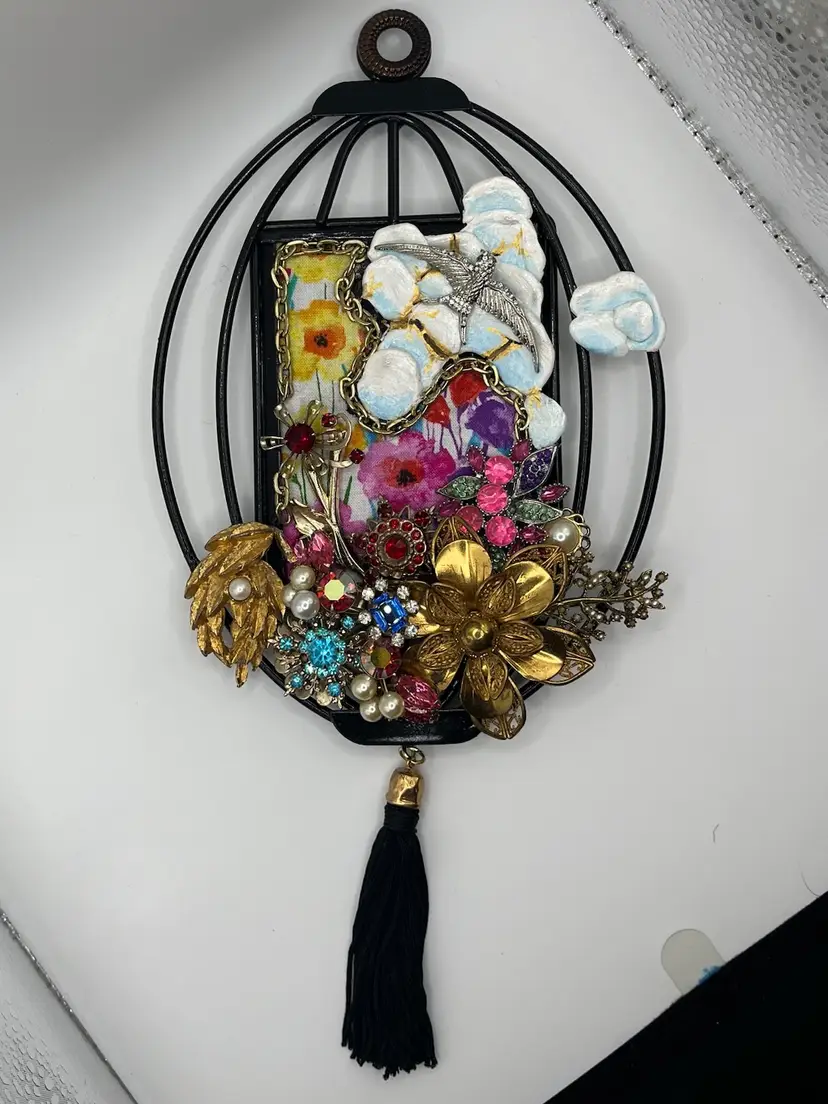 “Breaking Free” Wall Hanging Assemblage Made By Me