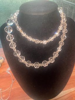 Vintage/Antique Crystal Bead Necklace