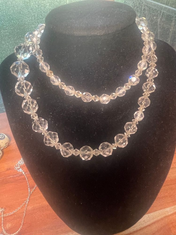 Vintage/Antique Crystal Bead Necklace
