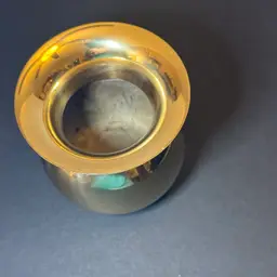 Vintage Mini Brass Spittoon