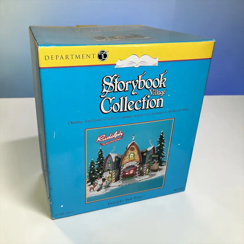 Dept 56 Storybook Village Collection Rudolph's Bunk House NEW