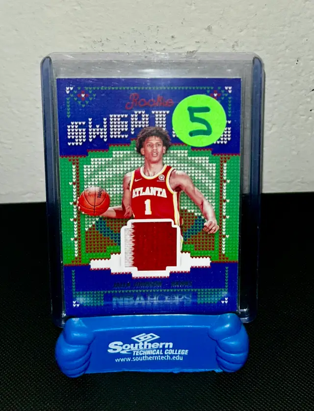 2021-22 Panini NBA Hoops Winter Jalen Johnson Rookie Sweaters Hawks NM-MINT