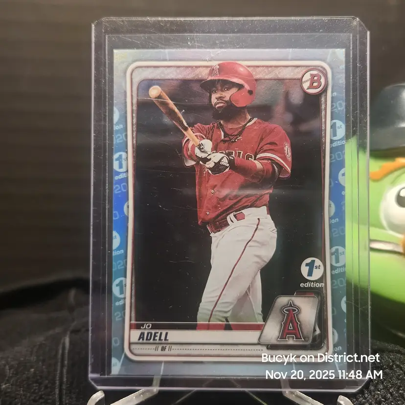 2020 Bowman 1st Edition Sky Blue - Jo Adell Los Angeles Angels