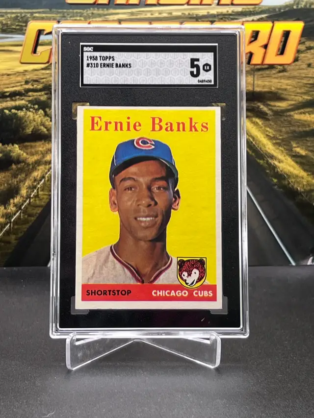 Ernie Banks 1958 Topps SGC 5