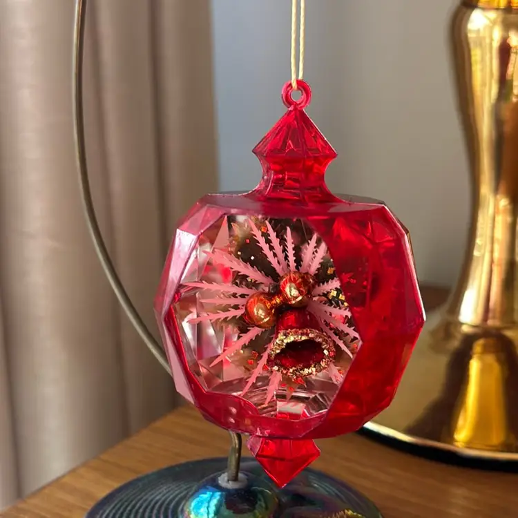 Vintage Jewel Brite Christmas Ornament