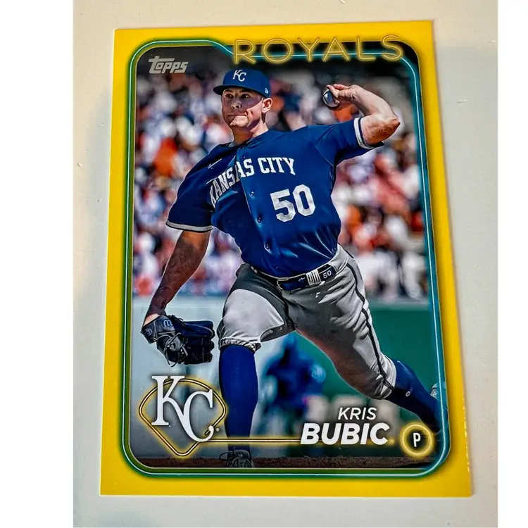 Kris Bubic Topps Yellow Border Kansas City Royals