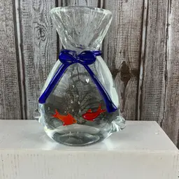 Murano Glass Fish In A Bag