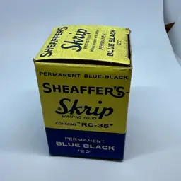 #24 Vintage Sheaffer's Skrip Blue-Black Writing Fluid