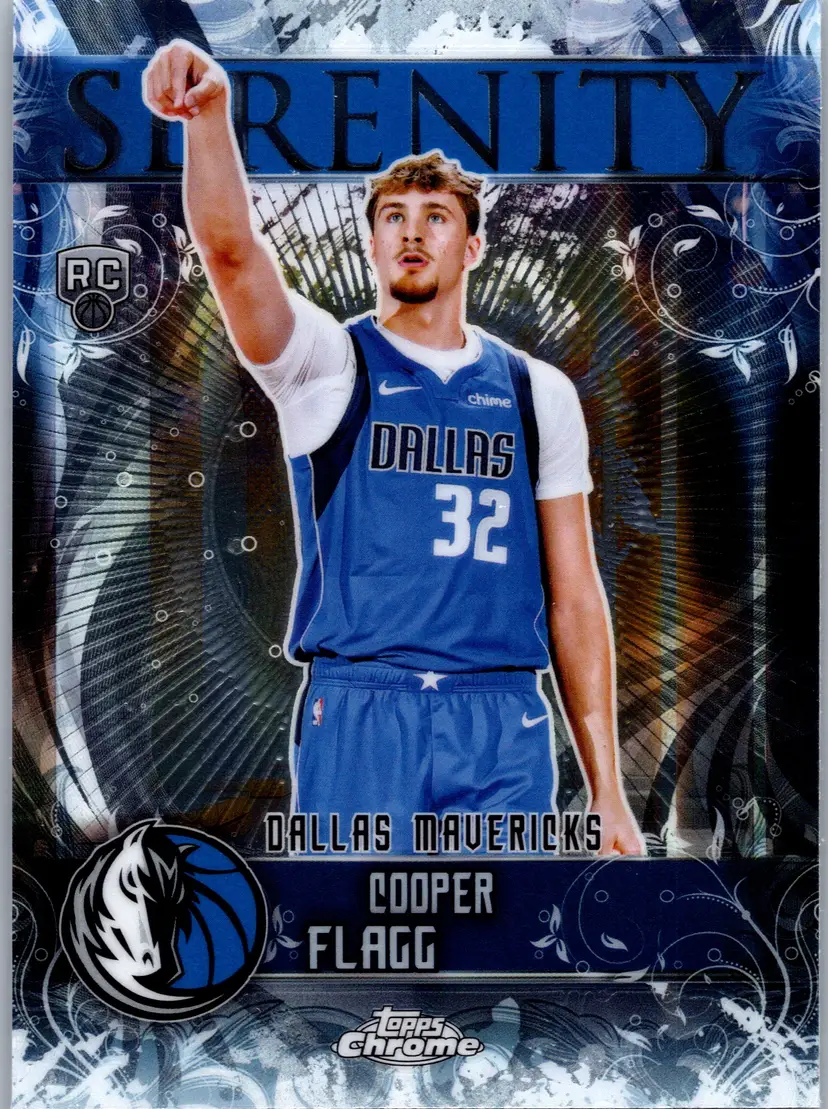 2025-26 Topps Chrome Cooper Flagg #SY-11 Serenity RC Mavericks