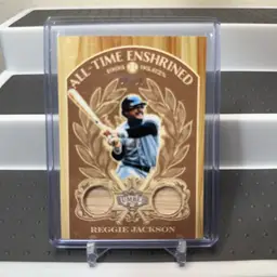 Reggie Jackson Leaf Lumber Dual Bat Relic /30