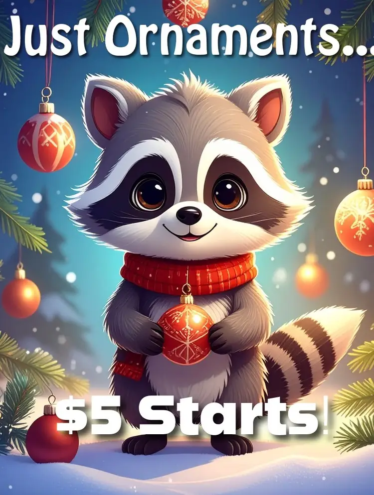 $5 Start Last Chance Ornaments! 