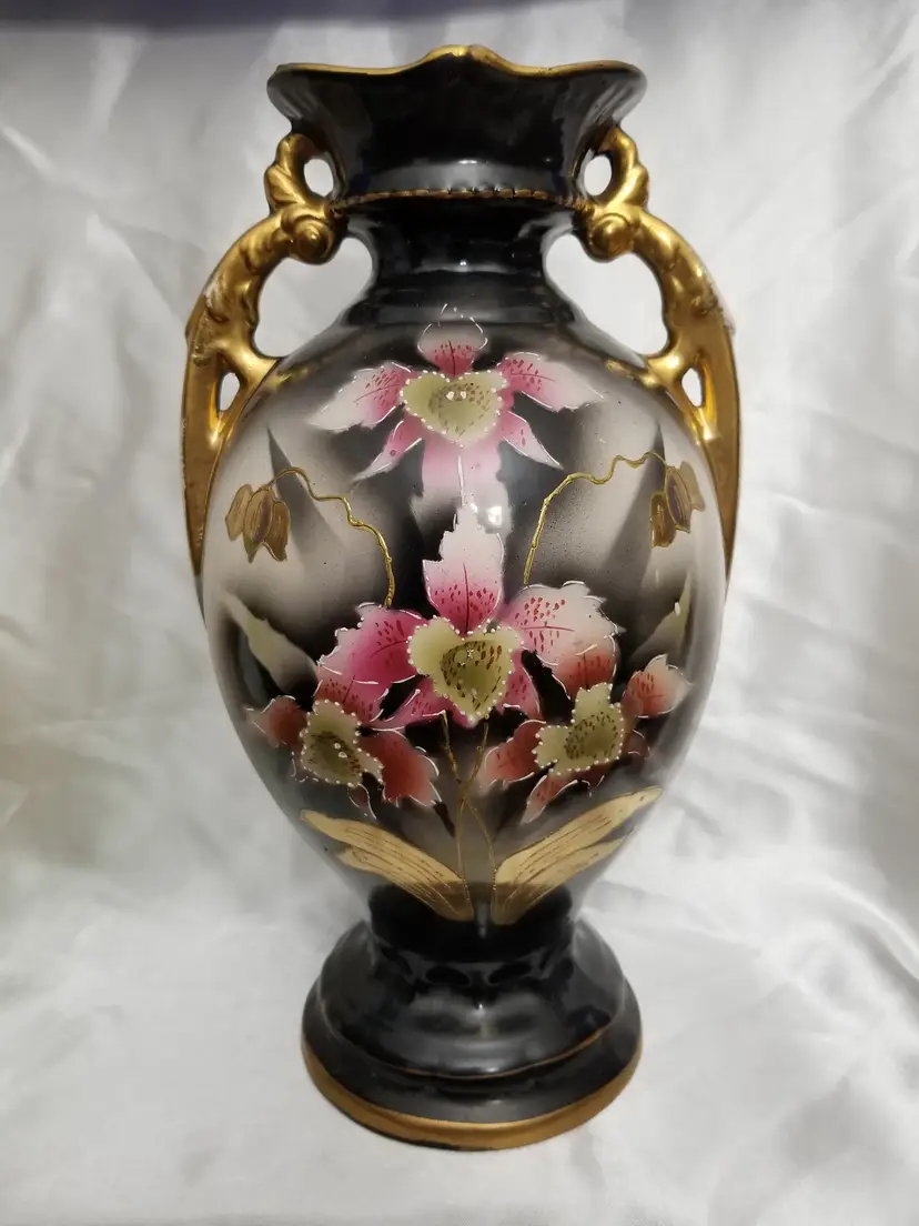 Antique European Urn Orchid Large Vase