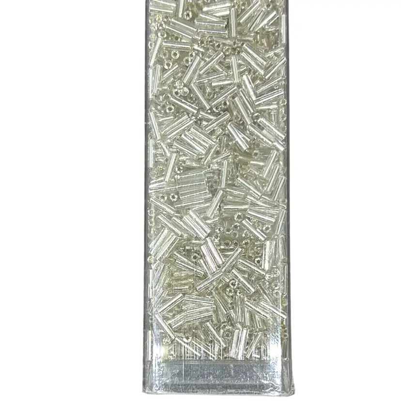 S/L Crystal Bead Treasures #3 Glass Bugle Beads