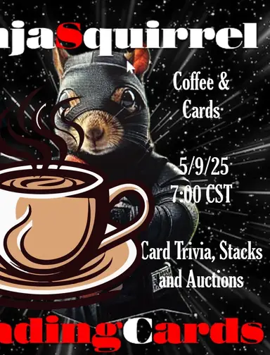 Coffee and Cards W/ NinjaSquirrel 🥷🐿️ Card Trivia ?!