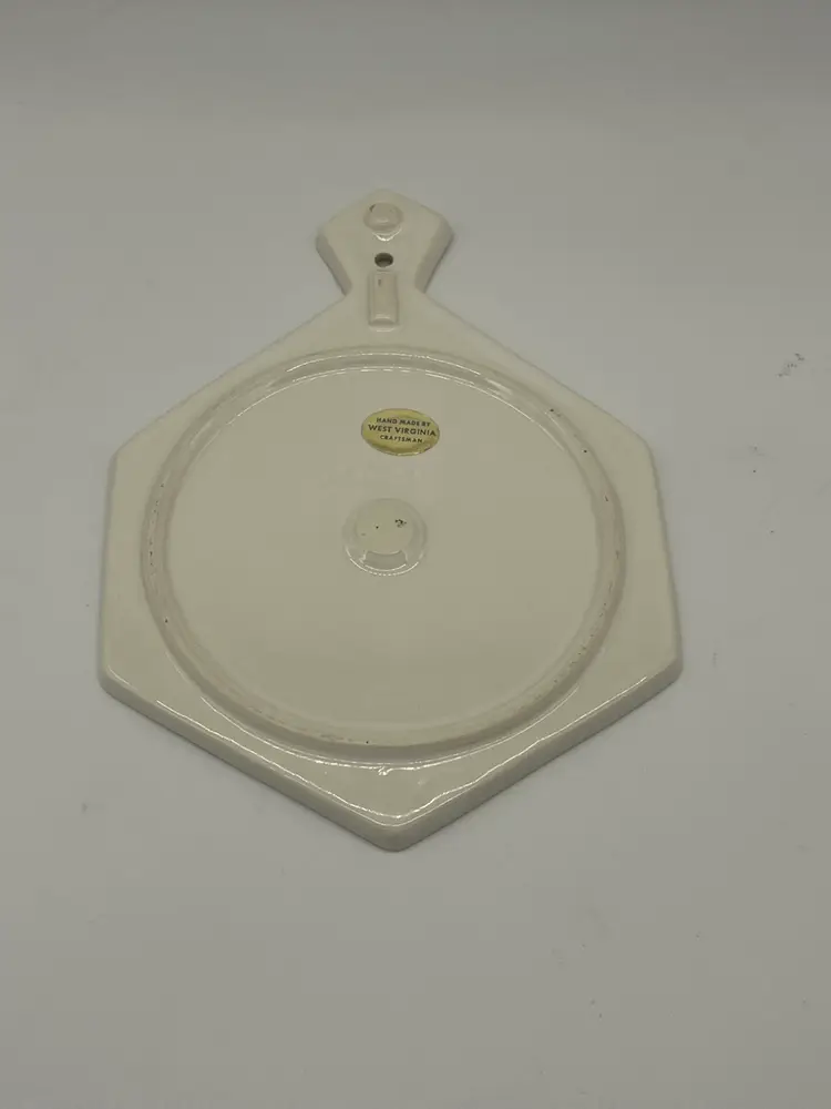 Ceramic Trivet/Wall Hanging Birds And Fruit