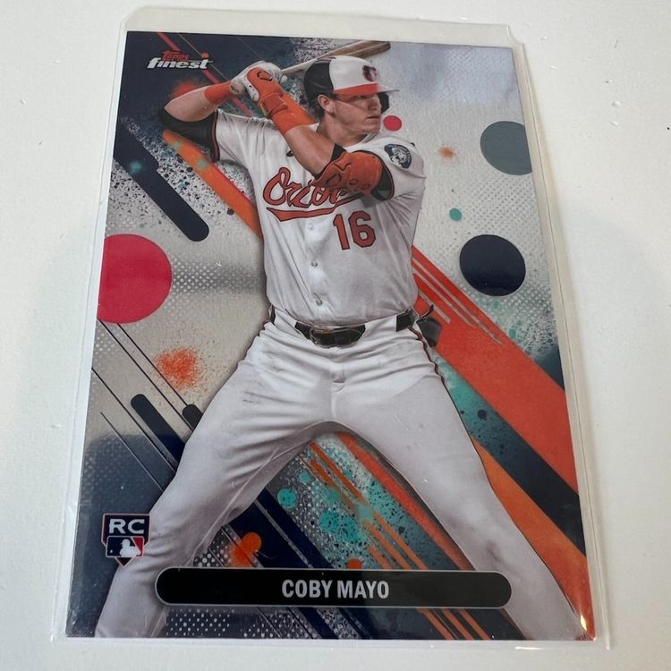 Coby Mayo RC Topps Finest Baltimore Orioles