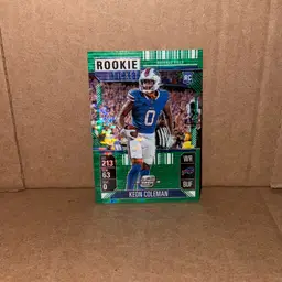 2024 Panini Contenders Optic Football Keon Coleman Green Pulsar /49 RC