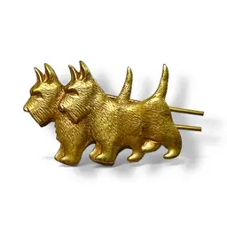 Vintage Scottie Dog Brooch - Mid Century 🐶