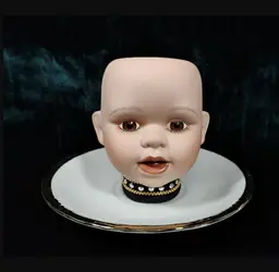 #16 Amanda Baby Doll Head Planter Pot Air Plant Holder