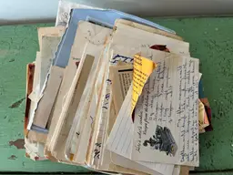 Vintage Recipe Collection. Handwritten Ephemera. Old Home Cooking