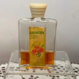 Vintage Bottle of Carnation Flower Extract, Fragrance Product From "True Flowers London"