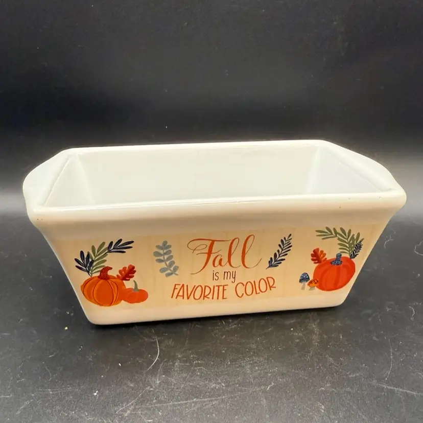 Royal Norfolk Harvest Theme Ceramic Mini Loaf Pan