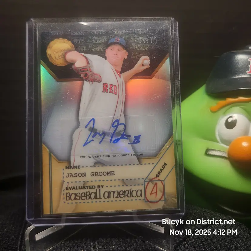 2017 Bowman's Best America Auto - Jason Groome Boston Red Sox 34/75