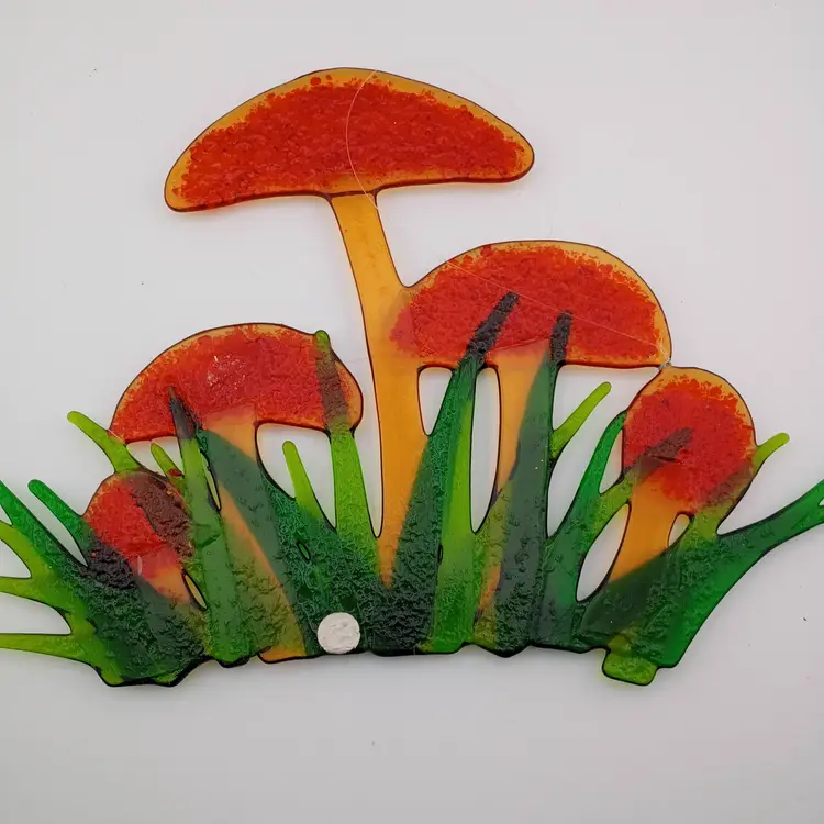 Mushroom suncatcher