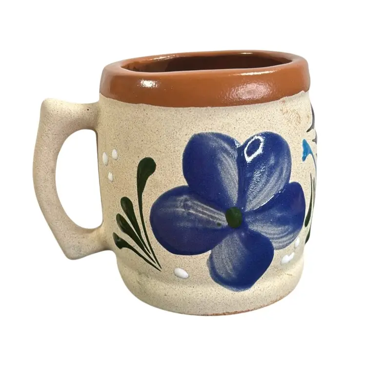 Mexican Pottery Coffee Mug 4” x 3”