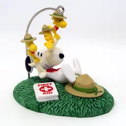Snoopy & Beagle Scouts First Aid Lesson Christmas Ornament - Hallmark