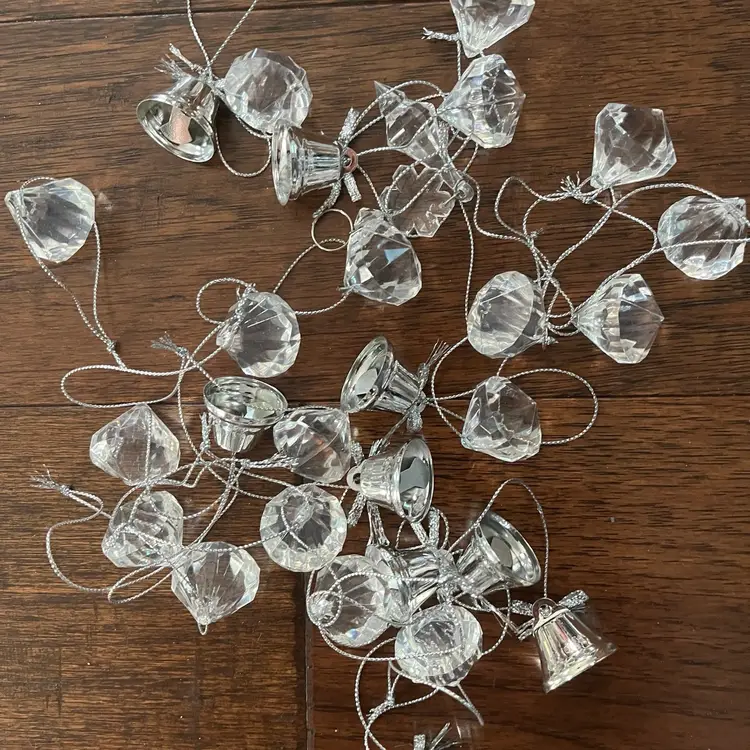 Bells & Plastic Crystals Craft Bag