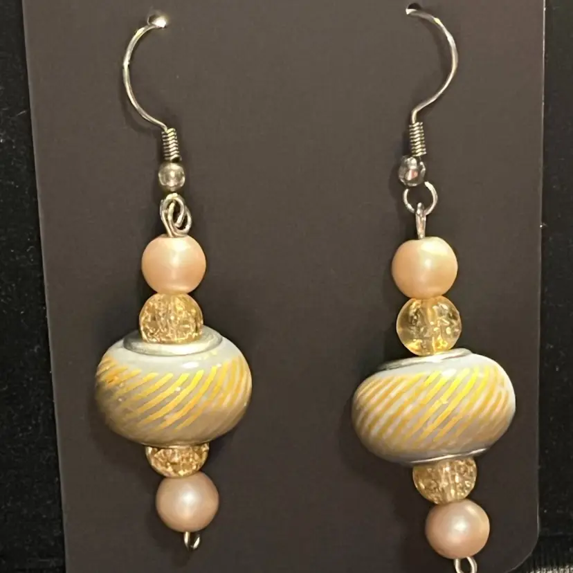 Earrings As Pictured Handmade by me