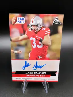 Jack Sawyer 2022 Leaf Pro Set #PSA-JS1 THE Ohio State Buckeyes