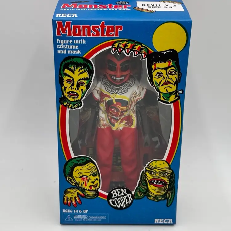 Devil #2 Neca Ben Cooper 5.5” Clothed Action figure Halloween Costume & Mask