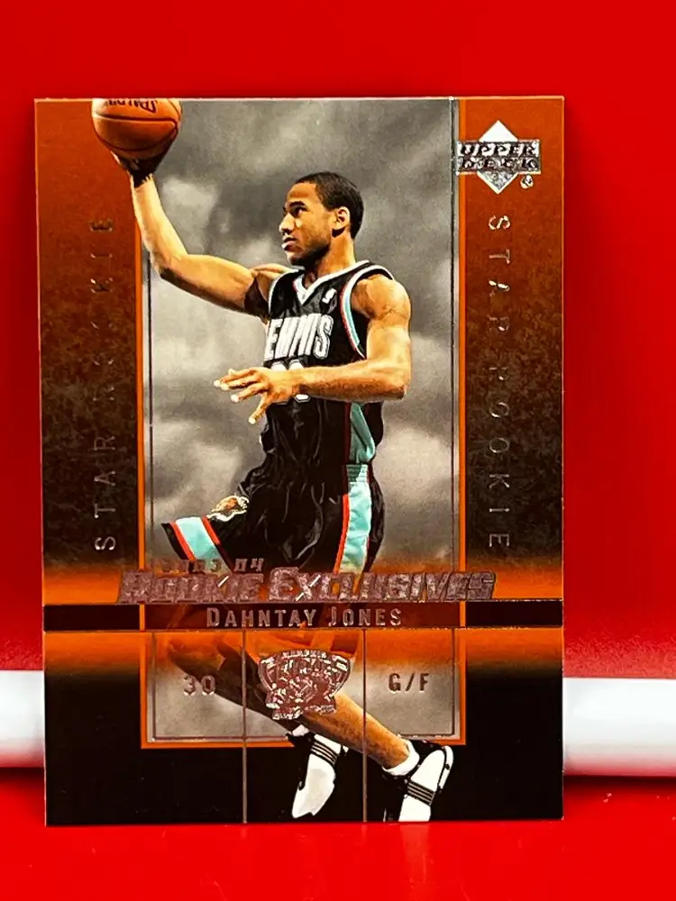 2004 Upper Deck Collector Basketball Trading Card Rookie Grizzlies Dahntay Jones #16