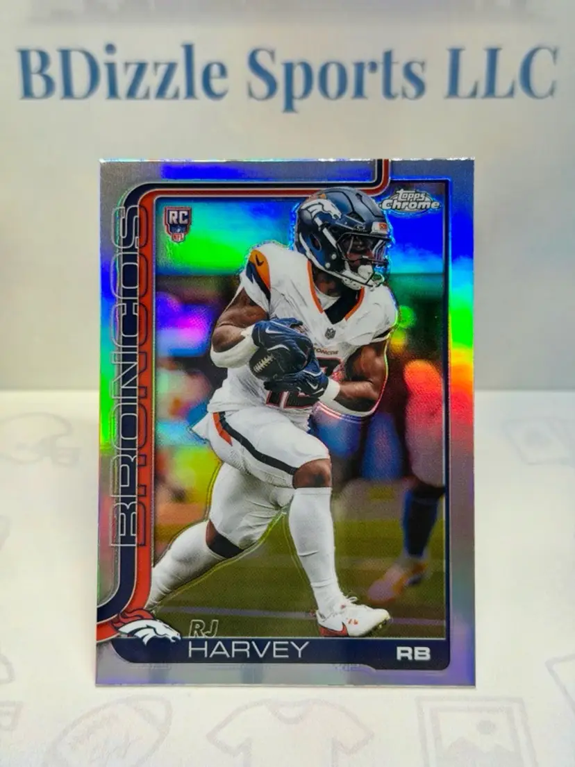 2025 Topps Chrome RJ Harvey Refractor #330 RC