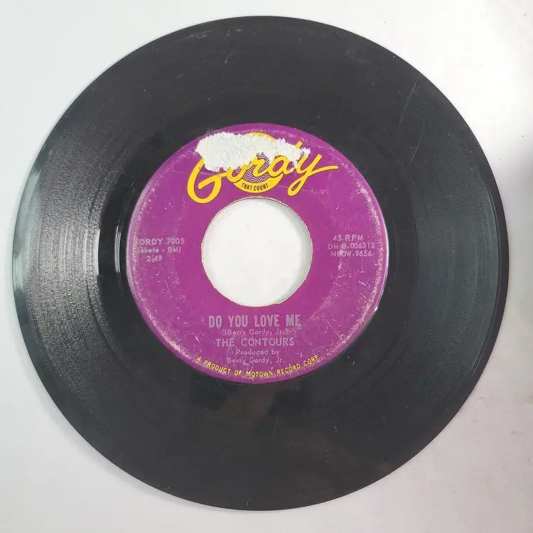 The Contours Do You Love Me Move Mr. Man 45 RPM Barry Gordy Jr.