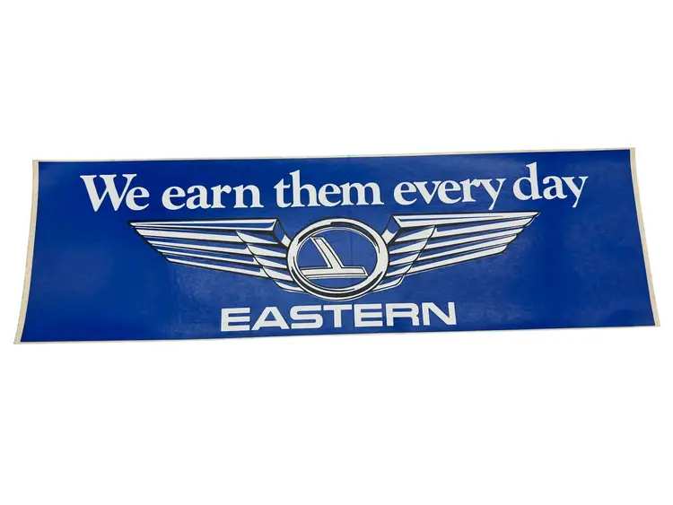 Eastern Air Lines Promo Lot: Sticker, Metro Express Pad, Tees & Pocket Mirror