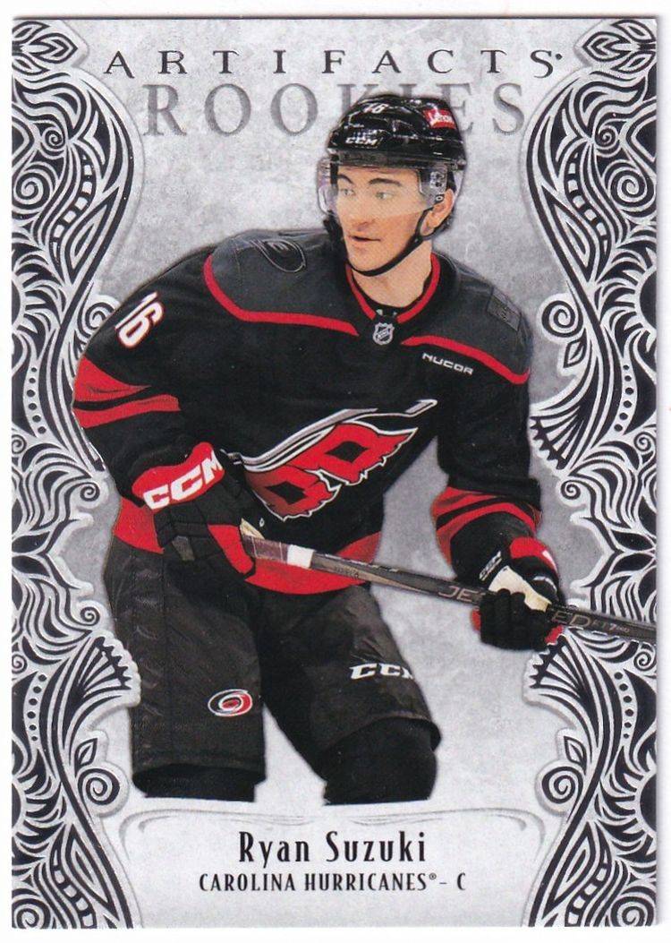 2025-26 Artifacts #184 Ryan Suzuki RC Carolina Hurricanes Hockey Card