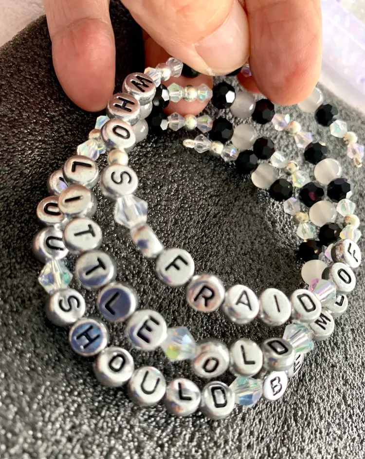 Triple Wire Wrap Bracelet 
WHO’S AFRAID OF
LITTLE OLD ME
YOU SHOULD BE