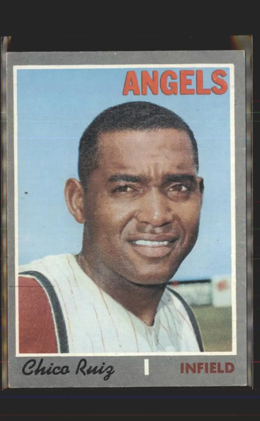 Chico Ruiz 1970 Topps #606 - (pk6) - California Angels