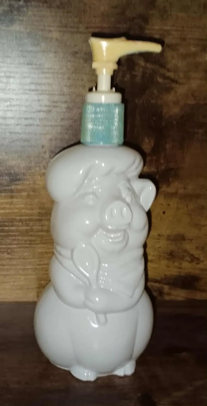 Vintage Chef Piggy Soap Dispenser