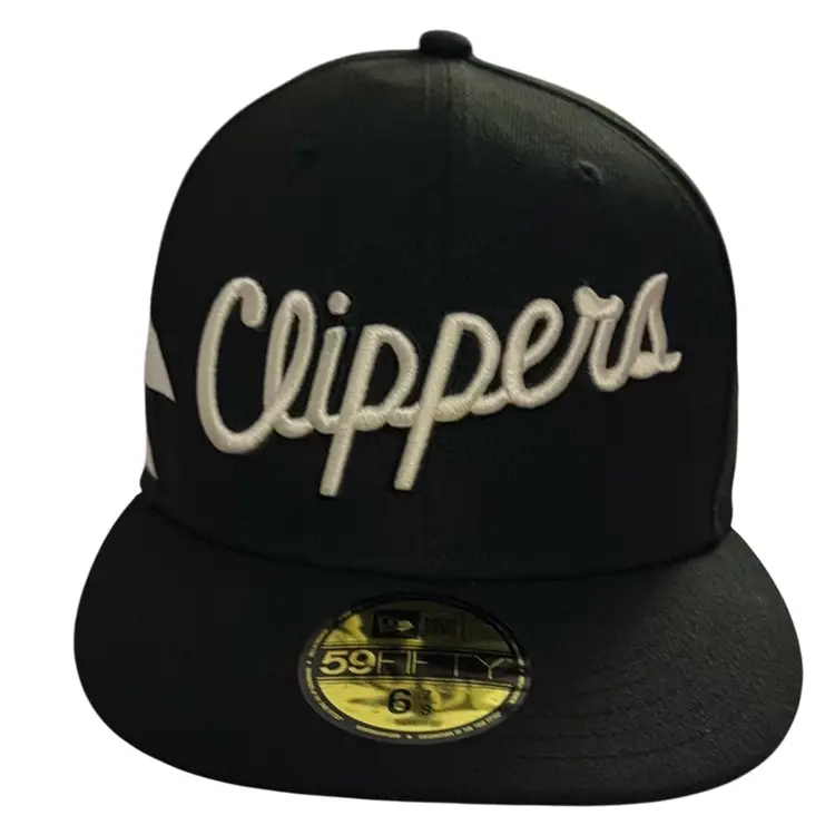 New LA Clippers New Era 2021/22 City Edition Official 59FIFTY Fitted Hat - Black/White